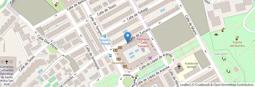 Mapa de ubicacion de El Botero en Spanje, Comunidad De Madrid, Comunidad De Madrid, Área Metropolitana De Madrid Y Corredor Del Henares, Madrid.