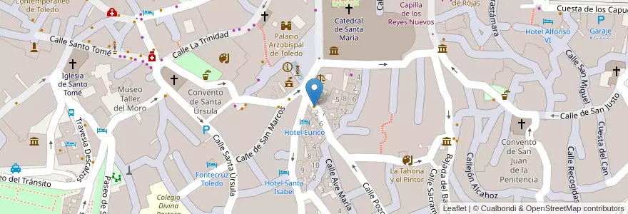 Mapa de ubicacion de El Brocal en Sepanyol, Castilla-La Mancha, Toledo, Toledo, Toledo.
