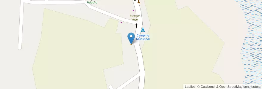 Mapa de ubicacion de El Brujo Bar en Arjantin, San Juan, Şili, Iglesia.