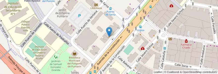 Mapa de ubicacion de El Buen Cafe en 스페인, 아스투리아스, 아스투리아스, Gijón/Xixón.