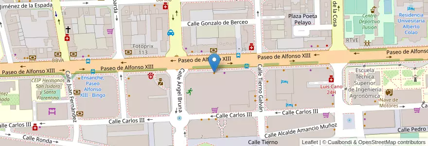 Mapa de ubicacion de El Café en Espagne, Région De Murcie, Région De Murcie, Camp-De-Carthagène Et Mer Mineure, Cartagena.