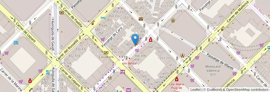 Mapa de ubicacion de El Café de la Bota en スペイン, カタルーニャ州, Barcelona, バルサルネス, Barcelona.