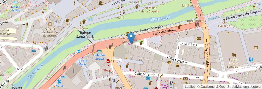 Mapa de ubicacion de El Café de la Tahona en Sepanyol, Castilla Y León, Burgos, Alfoz De Burgos, Burgos.