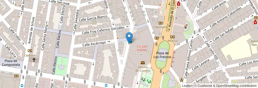 Mapa de ubicacion de El Cafe de Lola en İspanya, Asturias, Asturias, Gijón/Xixón.