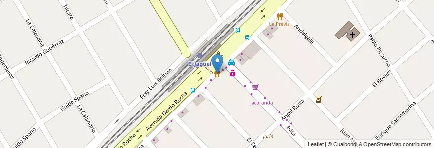 Mapa de ubicacion de El Café de los Maestros en 阿根廷, 布宜诺斯艾利斯省, Partido De Esteban Echeverría, El Jagüel.
