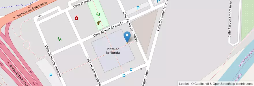 Mapa de ubicacion de El café de Margo en Espanha, Castela E Leão, Valladolid, Arroyo De La Encomienda.