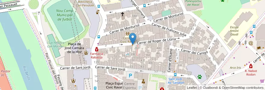 Mapa de ubicacion de El Camino en Испания, Каталония, Барселона, Барселонес, Santa Coloma De Gramenet.