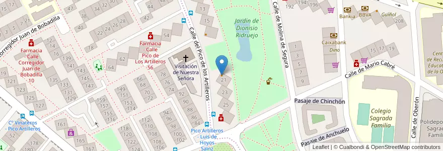 Mapa de ubicacion de El Cañón en Spanien, Autonome Gemeinschaft Madrid, Autonome Gemeinschaft Madrid, Área Metropolitana De Madrid Y Corredor Del Henares, Madrid.