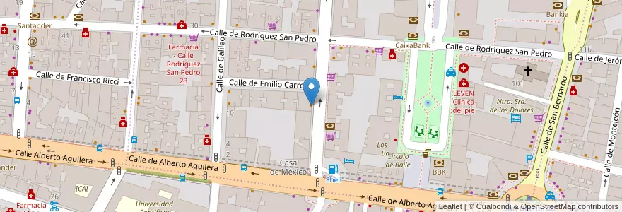 Mapa de ubicacion de El Capricho en إسبانيا, منطقة مدريد, منطقة مدريد, Área Metropolitana De Madrid Y Corredor Del Henares, مدريد.