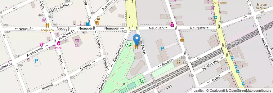 Mapa de ubicacion de El Caprichoso de la Pizza, Caballito en アルゼンチン, Ciudad Autónoma De Buenos Aires, ブエノスアイレス, Comuna 6.