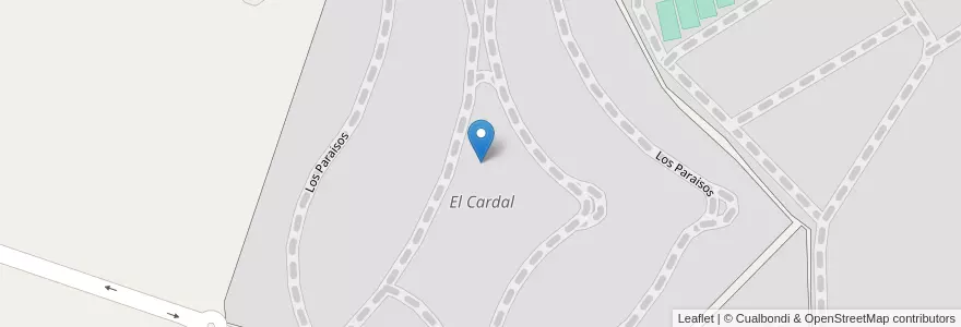 Mapa de ubicacion de El Cardal en Argentine, Province De Buenos Aires, Partido De Campana, Alto Los Cardales.