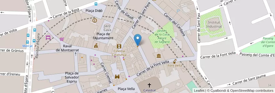 Mapa de ubicacion de El Cel de les Oques en Испания, Каталония, Барселона, Vallès Occidental, Terrassa.