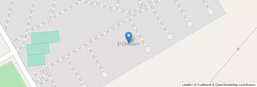 Mapa de ubicacion de El Centauro en アルゼンチン, ブエノスアイレス州, Partido De Esteban Echeverría, Canning.