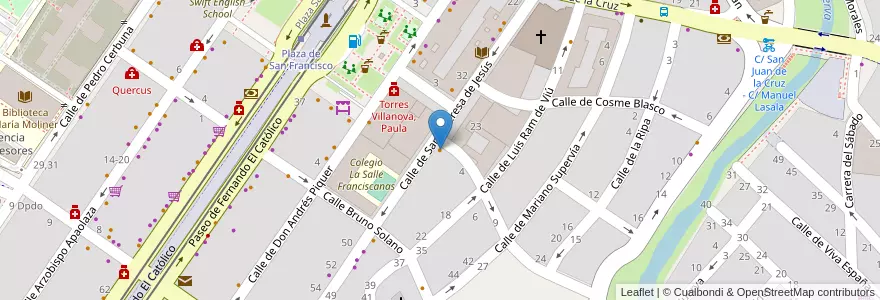 Mapa de ubicacion de El Chalet en إسبانيا, أرغون, سرقسطة, Zaragoza, سرقسطة.