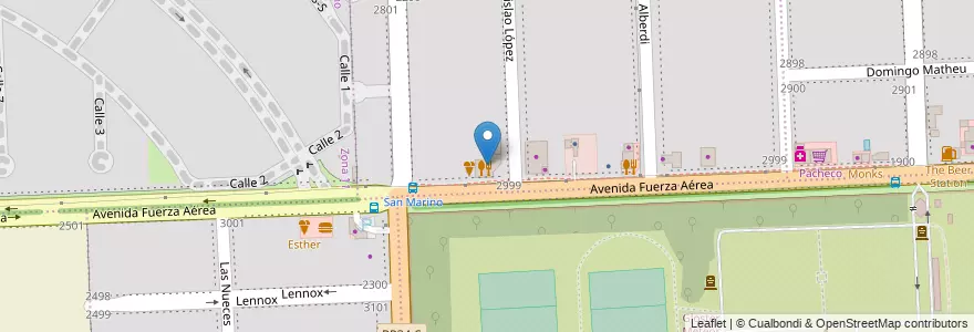 Mapa de ubicacion de El Chalten en الأرجنتين, سانتا في, Departamento Rosario, Municipio De Funes, Funes.