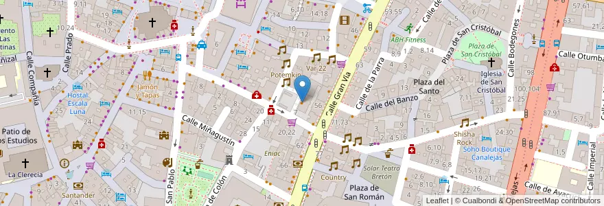 Mapa de ubicacion de El Charro Bar en 西班牙, Castilla Y León, Salamanca, Campo De Salamanca, Salamanca.