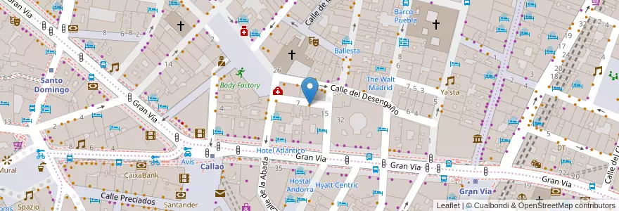 Mapa de ubicacion de El chiringuito en Испания, Мадрид, Мадрид, Área Metropolitana De Madrid Y Corredor Del Henares, Мадрид.