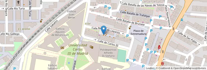 Mapa de ubicacion de El Chiscón en Spagna, Comunidad De Madrid, Comunidad De Madrid, Área Metropolitana De Madrid Y Corredor Del Henares, Leganés.