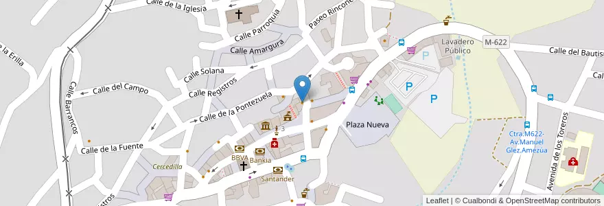 Mapa de ubicacion de El Chivo Loco en إسبانيا, منطقة مدريد, منطقة مدريد, Cuenca Del Guadarrama, Cercedilla.