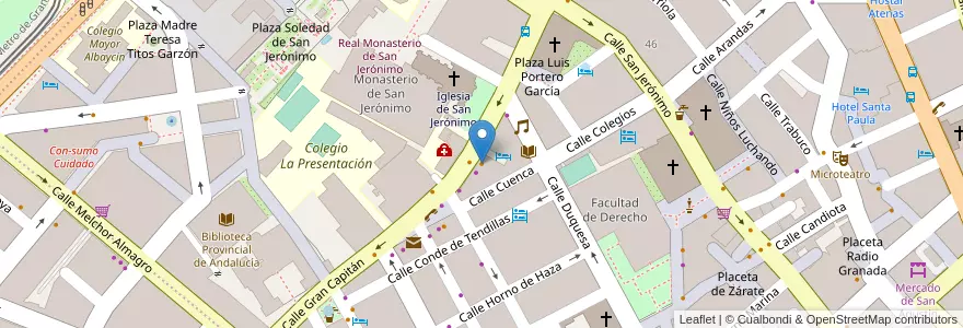 Mapa de ubicacion de El Cielo en Sepanyol, Andalucía, Granada, Comarca De La Vega De Granada, Granada.