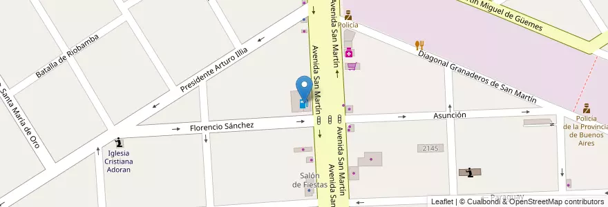 Mapa de ubicacion de El Ciervo en アルゼンチン, ブエノスアイレス州, Partido De Florencio Varela, Florencio Varela.