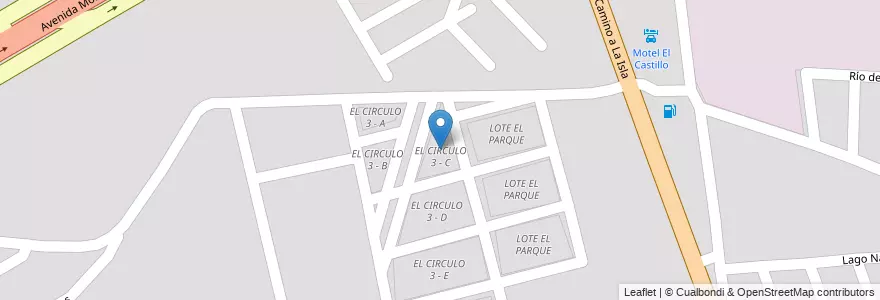 Mapa de ubicacion de EL CIRCULO 3 - C en Argentinië, Salta, Capital, Municipio De Salta, Salta.
