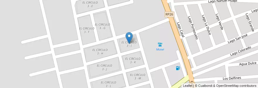 Mapa de ubicacion de EL CIRCULO 3 - I en アルゼンチン, サルタ州, Capital, Municipio De Salta, Salta.