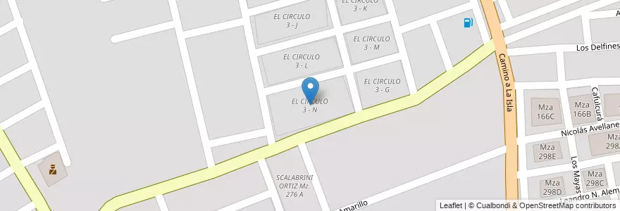 Mapa de ubicacion de EL CIRCULO 3 - N en Argentine, Salta, Capital, Municipio De Salta, Salta.