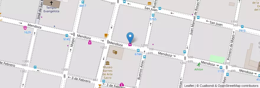 Mapa de ubicacion de El Círculo en Argentine, Santa Fe, Departamento Rosario, Municipio De Rosario, Rosario.