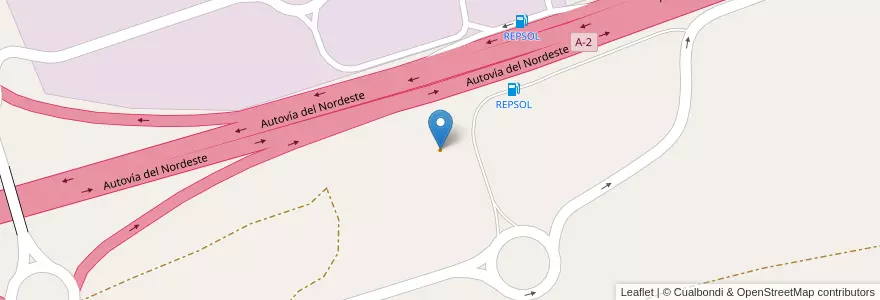 Mapa de ubicacion de El cisne en إسبانيا, أرغون, سرقسطة, Zaragoza, سرقسطة.