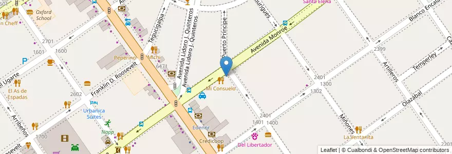 Mapa de ubicacion de El Club de la Milanesa, Belgrano en 阿根廷, Ciudad Autónoma De Buenos Aires, 布宜诺斯艾利斯, Comuna 13.