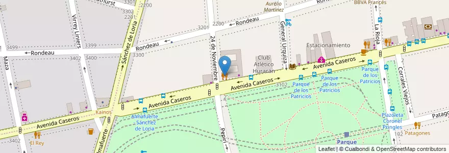 Mapa de ubicacion de El Codo, Parque Patricios en Argentine, Ciudad Autónoma De Buenos Aires, Comuna 4, Buenos Aires.