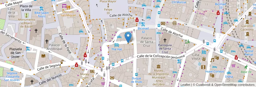 Mapa de ubicacion de El Cogollo de la Descarga en España, Comunidad De Madrid, Comunidad De Madrid, Área Metropolitana De Madrid Y Corredor Del Henares, Madrid.