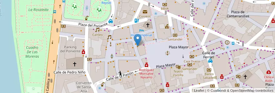 Mapa de ubicacion de El Corcho en スペイン, カスティーリャ・イ・レオン州, Valladolid, Valladolid.