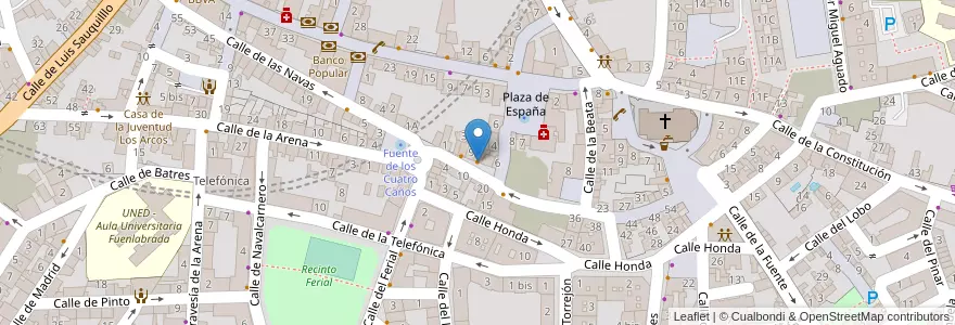 Mapa de ubicacion de El Corrillo en Spain, Community Of Madrid, Community Of Madrid, Área Metropolitana De Madrid Y Corredor Del Henares, Fuenlabrada.