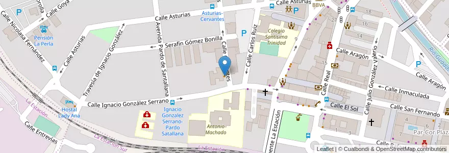 Mapa de ubicacion de El Cortijo en إسبانيا, منطقة مدريد, منطقة مدريد, Cuenca Del Guadarrama, Collado Villalba.