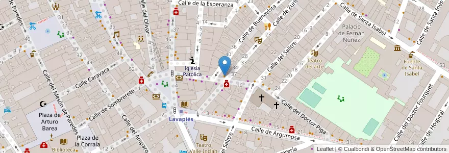 Mapa de ubicacion de El Cutre de Lavapiés en 西班牙, Comunidad De Madrid, Comunidad De Madrid, Área Metropolitana De Madrid Y Corredor Del Henares, Madrid.