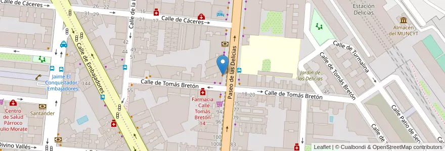 Mapa de ubicacion de El Deleite en Spain, Community Of Madrid, Community Of Madrid, Área Metropolitana De Madrid Y Corredor Del Henares, Madrid.