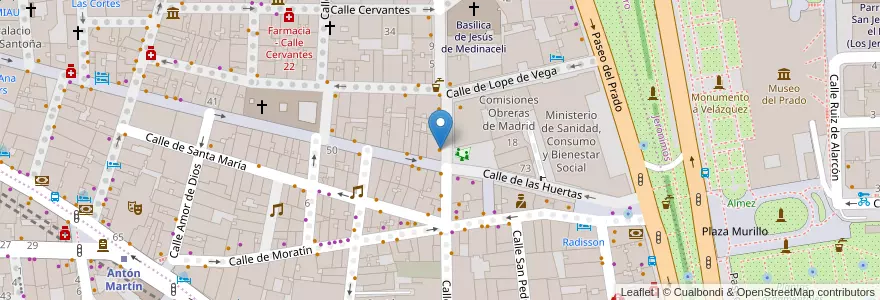 Mapa de ubicacion de El Diario en Испания, Мадрид, Мадрид, Área Metropolitana De Madrid Y Corredor Del Henares, Мадрид.
