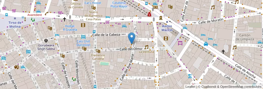Mapa de ubicacion de El Dinosaurio en إسبانيا, منطقة مدريد, منطقة مدريد, Área Metropolitana De Madrid Y Corredor Del Henares, مدريد.