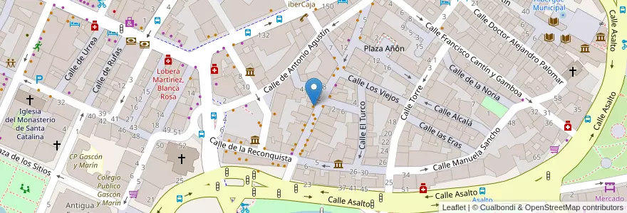 Mapa de ubicacion de El Escabeche en إسبانيا, أرغون, سرقسطة, Zaragoza, سرقسطة.