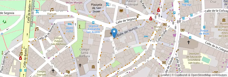 Mapa de ubicacion de El Escaldón en Испания, Мадрид, Мадрид, Área Metropolitana De Madrid Y Corredor Del Henares, Мадрид.