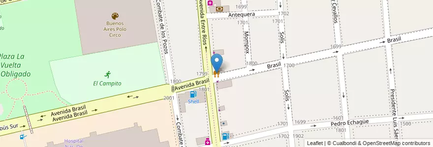 Mapa de ubicacion de El Farolito, Constitucion en Arjantin, Ciudad Autónoma De Buenos Aires, Comuna 4, Buenos Aires.