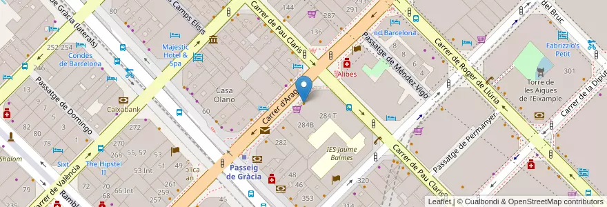 Mapa de ubicacion de el Fornet en Spagna, Catalunya, Barcelona, Barcelonès, Barcelona.