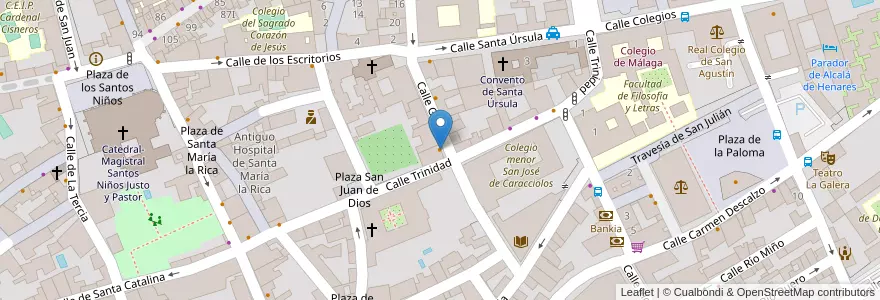 Mapa de ubicacion de El Foro en 스페인, Comunidad De Madrid, Comunidad De Madrid, Área Metropolitana De Madrid Y Corredor Del Henares, Alcalá De Henares.