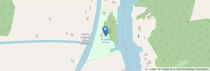 Mapa de ubicacion de El Galeón de Oro en Argentinië, Buenos Aires, Partido De Tigre, Primera Sección.