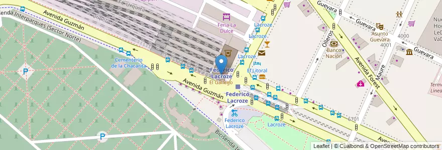 Mapa de ubicacion de El Gallego, Chacarita en 阿根廷, Ciudad Autónoma De Buenos Aires, 布宜诺斯艾利斯, Comuna 15.