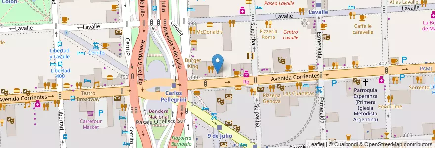 Mapa de ubicacion de El Gallo, San Nicolas en Arjantin, Ciudad Autónoma De Buenos Aires, Comuna 1, Buenos Aires.