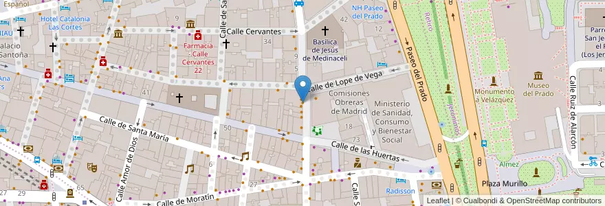 Mapa de ubicacion de El Galo Canta en Spain, Community Of Madrid, Community Of Madrid, Área Metropolitana De Madrid Y Corredor Del Henares, Madrid.