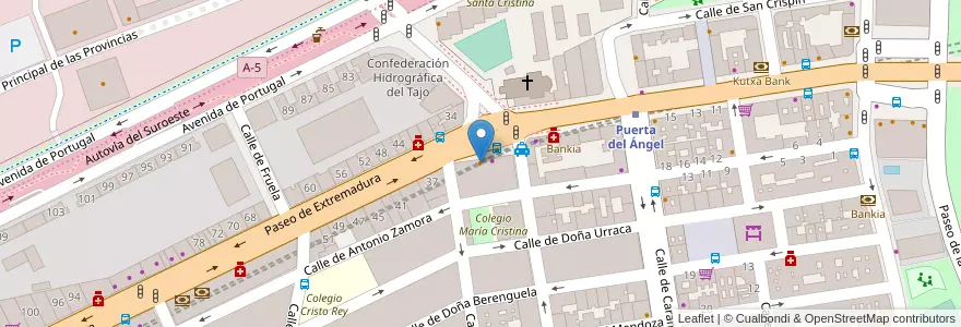 Mapa de ubicacion de El Gato Negro en Испания, Мадрид, Мадрид, Área Metropolitana De Madrid Y Corredor Del Henares, Мадрид.